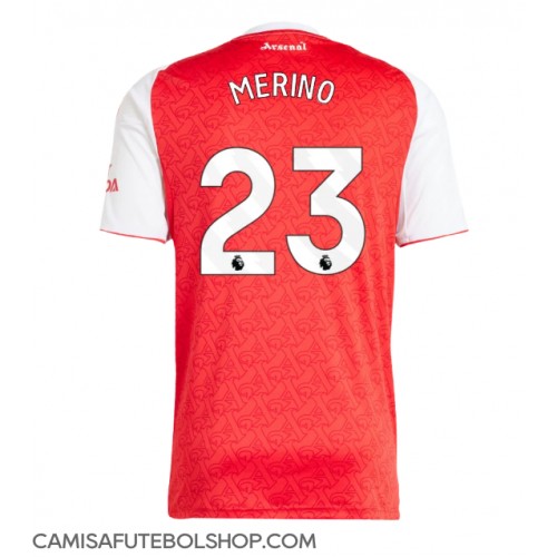 Camisa de time de futebol Arsenal Mikel Merino #23 Replicas 1º Equipamento 2025-26 Manga Curta